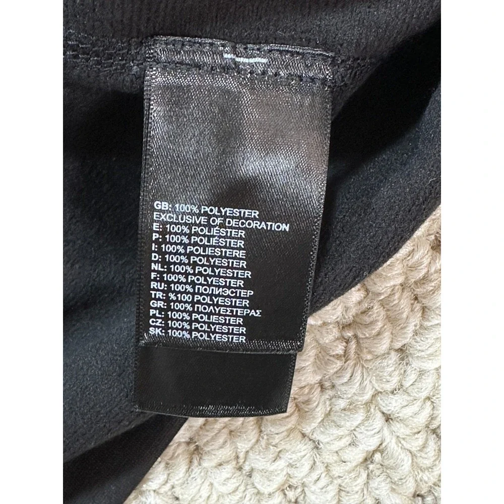 The North Face 1/4 Zip Pullover Mens L Black Tech Fleece Long Sleeve Performance